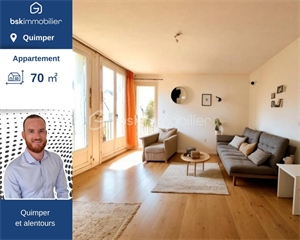 t4 à la vente -   29000  QUIMPER, surface 69 m2 vente t4 - UBI433672472